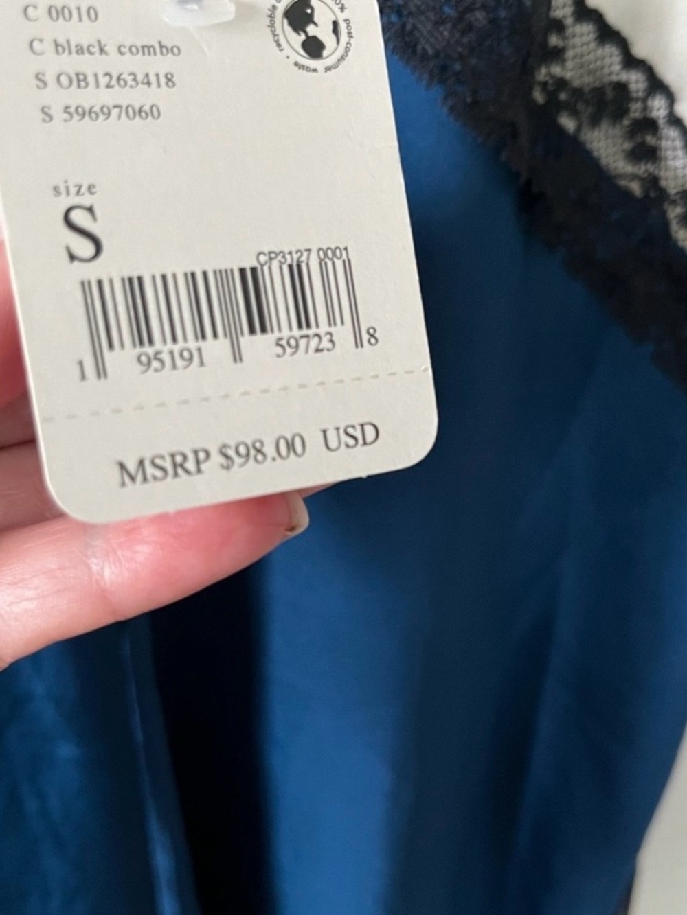 NWT Free People Intimately Tri Me Midi Slip Dress - Picture 10 of 11